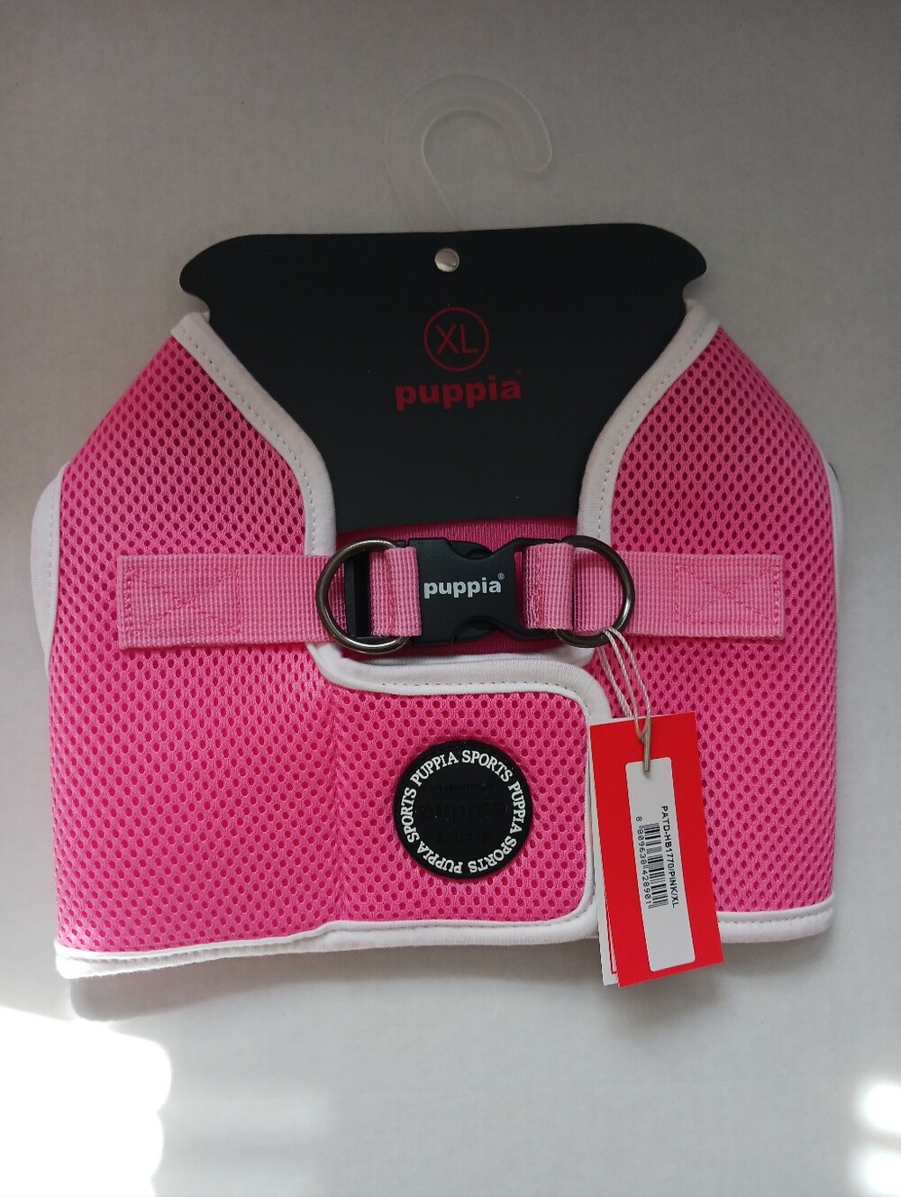 Puppia Soft Step-In Dog Harness Pink Breathable Size X-Large New
